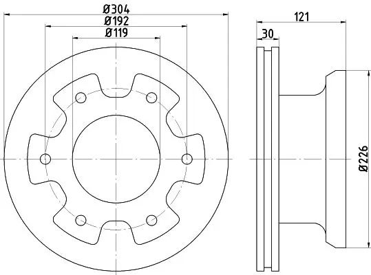 Handler.Part Brake disc TEXTAR 93191400 1