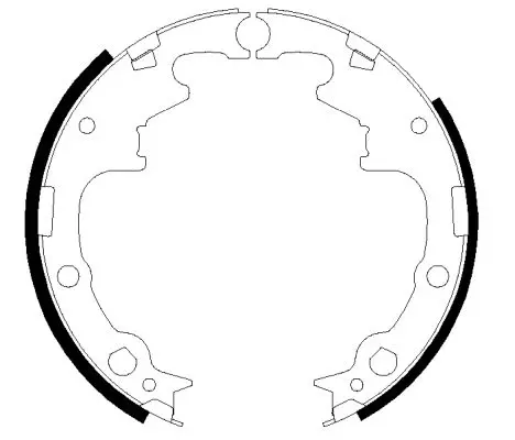 Handler.Part Brake shoe set TEXTAR 91056500 1