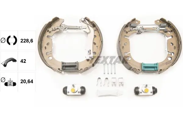 Handler.Part Brake shoe set TEXTAR 84065400 2