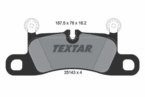 Handler.Part Brake pad set, disc brake TEXTAR 2514301 1