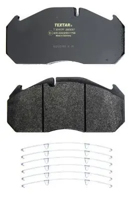 Handler.Part Brake pad set, disc brake TEXTAR 2903007 1