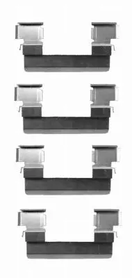 Handler.Part Accessory kit, disc brake pads TEXTAR 82501100 1