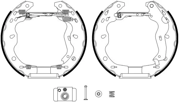 Handler.Part Brake shoe set TEXTAR 84067500 1