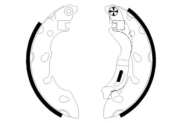 Handler.Part Brake shoe set TEXTAR 91079700 1