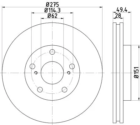 Handler.Part Brake disc TEXTAR 92135403 1