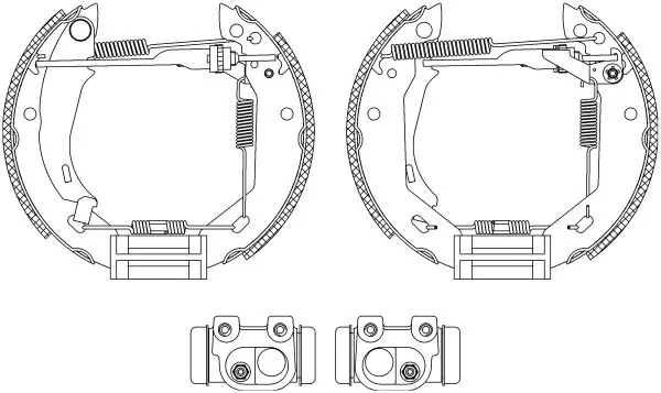 Handler.Part Brake shoe set TEXTAR 84031805 1