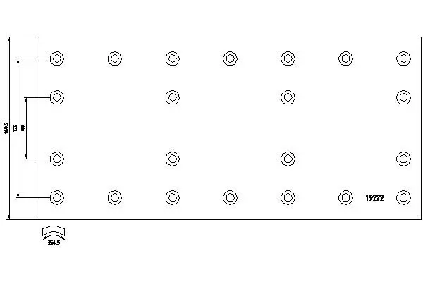 Handler.Part Brake lining, drum brake TEXTAR 19272 1