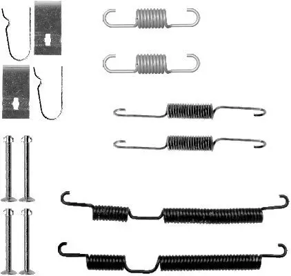 Handler.Part Accessory kit, brake shoes TEXTAR 97031700 1