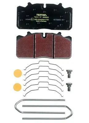 Handler.Part Brake pad set, disc brake TEXTAR 2928502 1