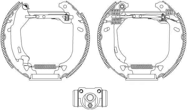 Handler.Part Brake shoe set TEXTAR 84049100 1