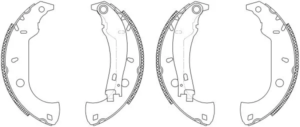 Handler.Part Brake shoe set TEXTAR 83037004 1