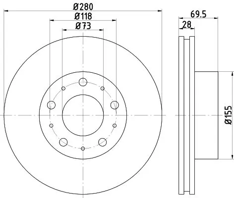 Handler.Part Brake disc TEXTAR 92157203 1