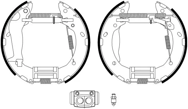 Handler.Part Brake shoe set TEXTAR 84063300 1