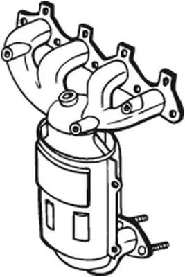 Handler.Part Catalytic converter BOSAL 099240 1