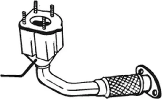 Handler.Part Catalytic converter BOSAL 099027 1