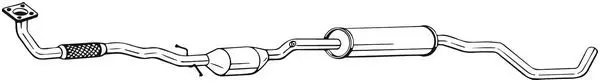 Handler.Part Catalytic converter BOSAL 099767 1