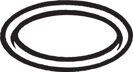 Handler.Part Gasket, exhaust pipe BOSAL 256193 1