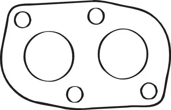 Handler.Part Gasket, exhaust pipe BOSAL 256144 1