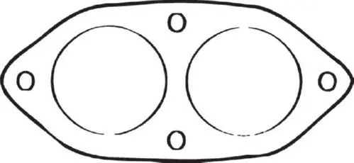 Handler.Part Gasket, exhaust pipe BOSAL 256805 1