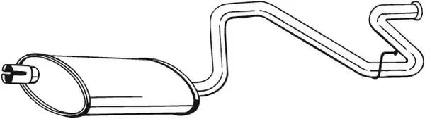 Handler.Part End silencer BOSAL 281869 1