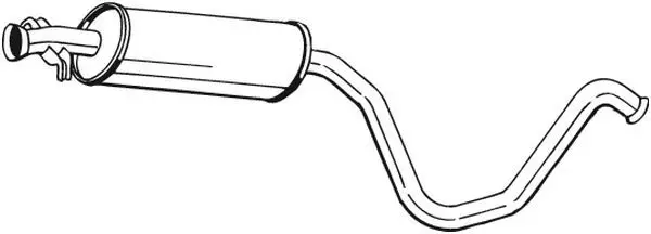 Handler.Part Middle silencer BOSAL 281831 1