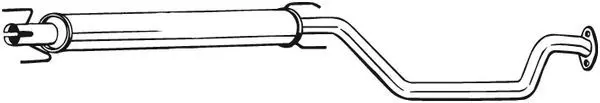 Handler.Part Middle silencer BOSAL 285117 1