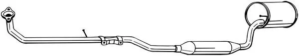 Handler.Part Front silencer BOSAL 292511 1