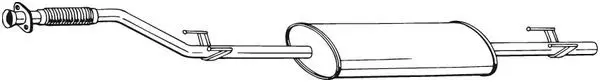 Handler.Part Front silencer BOSAL 293209 1