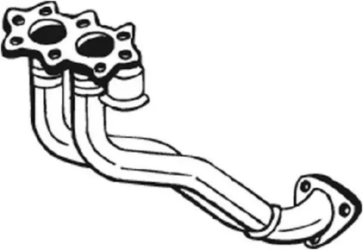 Handler.Part Exhaust pipe BOSAL 753455 1