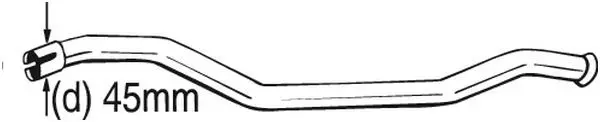 Handler.Part Repair pipe, catalytic converter BOSAL 889169 1