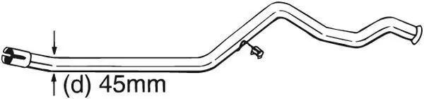 Handler.Part Repair pipe, catalytic converter BOSAL 889503 1