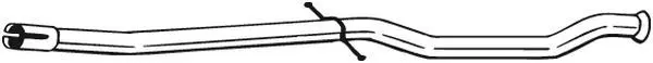 Handler.Part Repair pipe, catalytic converter BOSAL 889537 1