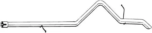 Handler.Part Exhaust pipe BOSAL 950073 1