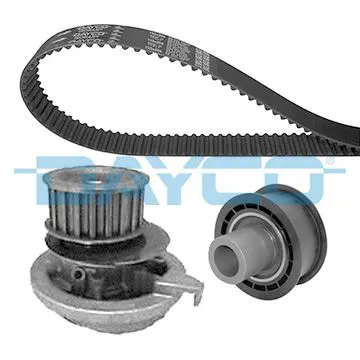 Handler.Part Water pump & timing belt set DAYCO KTBWP2140 1