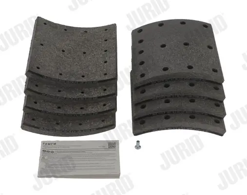 Handler.Part Brake lining kit, drum brake JURID 1907111230 1