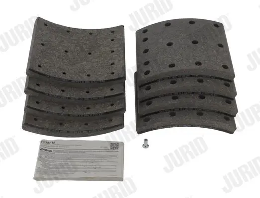 Handler.Part Brake lining kit, drum brake JURID 1909011230 1