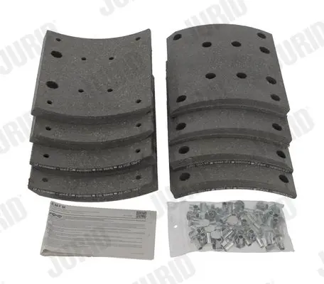 Handler.Part Brake lining kit, drum brake JURID 1949611230 1