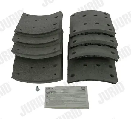 Handler.Part Brake lining kit, drum brake JURID 1949621230 1