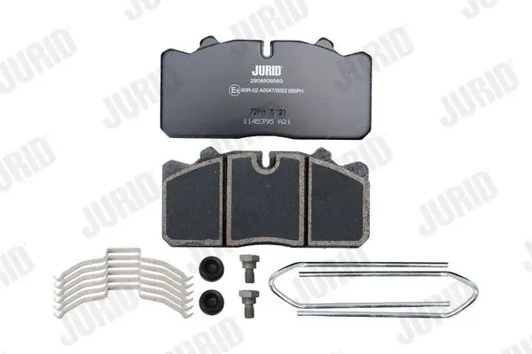 Handler.Part Brake pad set, disc brake JURID 2908809560 2