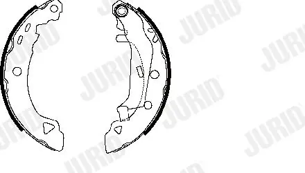 Handler.Part Brake shoe set JURID 361052J 1