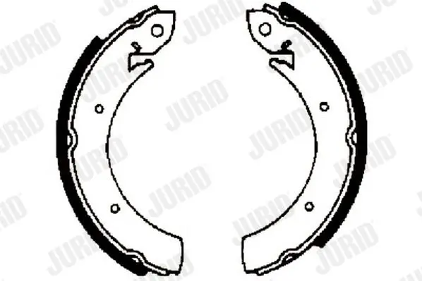 Handler.Part Brake shoe set JURID 361265J 1