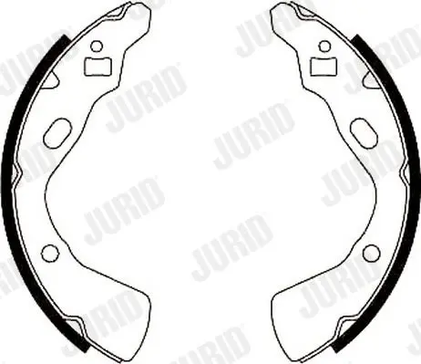 Handler.Part Brake shoe set JURID 361529J 2