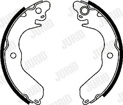 Handler.Part Brake shoe set JURID 361938J 1