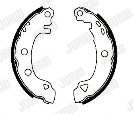 Handler.Part Brake shoe set JURID 362228J 2