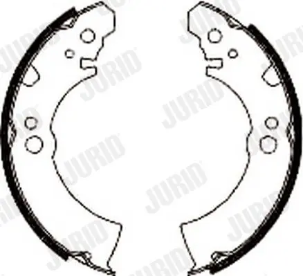 Handler.Part Brake shoe set JURID 361306J 2