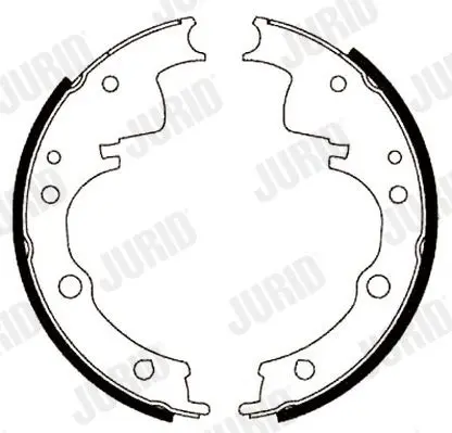 Handler.Part Brake shoe set JURID 361388J 1