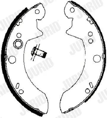 Handler.Part Brake shoe set JURID 361421J 1