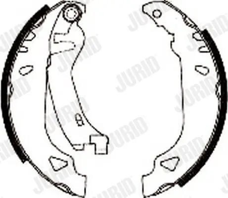 Handler.Part Brake shoe set JURID 361428J 2