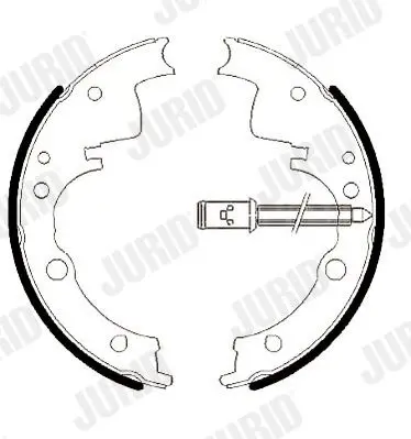 Handler.Part Brake shoe set JURID 362314J 1