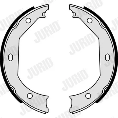 Handler.Part Brake shoe set, parking brake JURID 362402J 2